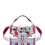 Fendi Pink/Silver Wonder Monster Kan I Bag