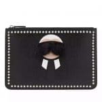 Fendi Studded Karlito Zip Pouch 1