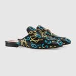 Gucci Black Princetown GucciGhost Slipper