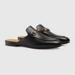 Gucci Black Princetown Leather Slipper