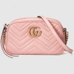 Gucci Light Pink GG Marmont Small Camera Bag