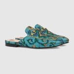 Gucci Multicolor Princetown Brocade Slipper