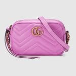 Gucci Pink GG Marmont Mini Camera Bag