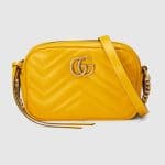 Gucci Yellow GG Marmont Mini Camera Bag