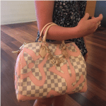 Louis Vuitton Damier Azur Tahitiennes Speedy Bandouliere 30 Bag 2