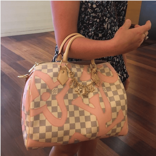 Lot 30 - Louis Vuitton Rose Ballerine Spring Street