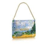 Louis Vuitton Light Blue A Wheatfield with Cypresses Clutch Bag