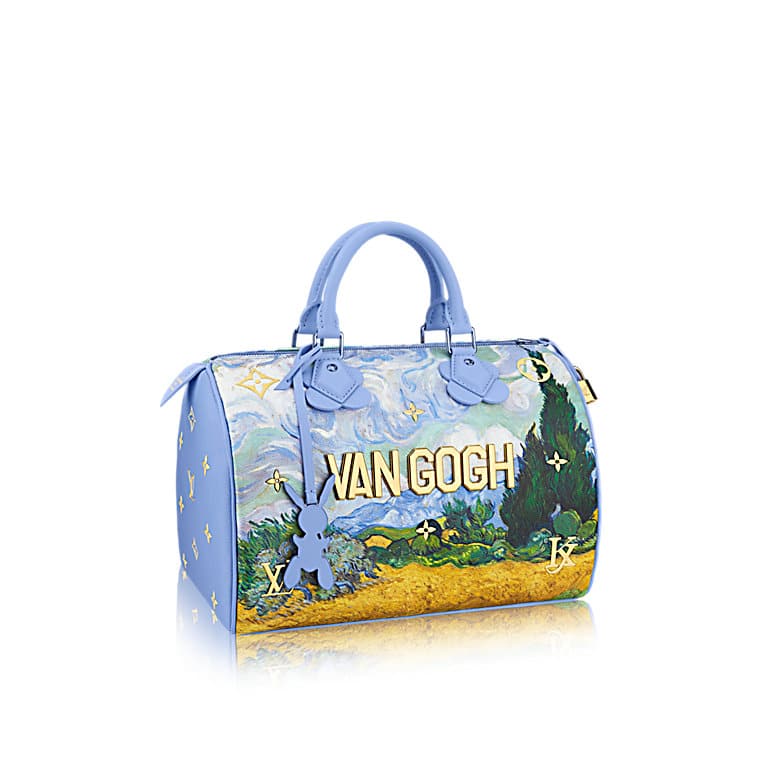 Louis Vuitton Clutch Peter Paul Rubens Masters Jeff Koons Blue Multicolor  in Coated Canvas with Brass - US