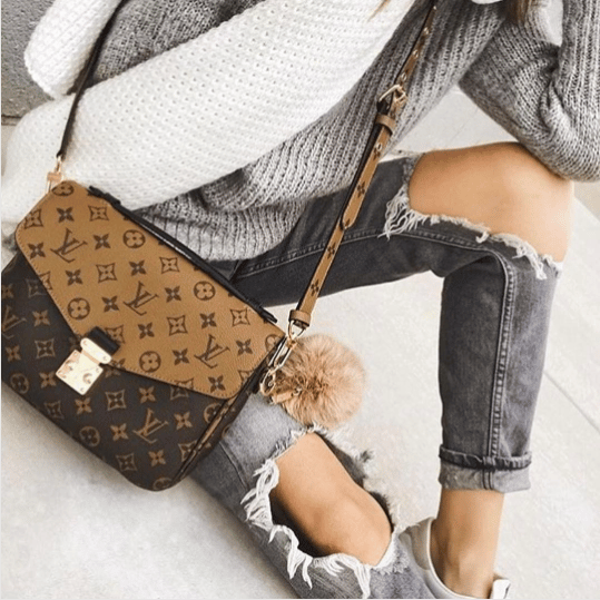 Louis Vuitton Pochette Metis Brown Monogram Canvas Shoulder Bag -  MyDesignerly