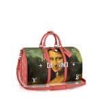 Louis Vuitton Poppy Mona Lisa Keepall 50 Bag