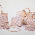 Louis Vuitton Rose Ballerine Damier Azur Tahitienne Collection