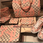 Louis Vuitton Rose Ballerine Damier Azur Tahitienne Collection 2