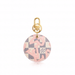 Louis Vuitton Rose Ballerine Damier Azur Tahitienne Illustre Bag Charm and Key Holder 2