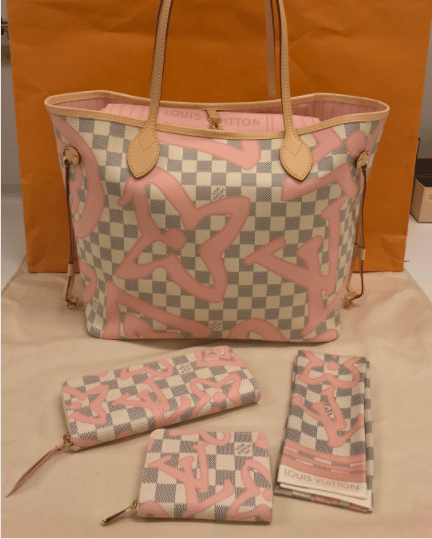 Louis Vuitton Limited Edition Damier Tahitienne Neverfull NM Tote