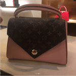 Louis Vuitton Rose Ballerine Double V Bag 4