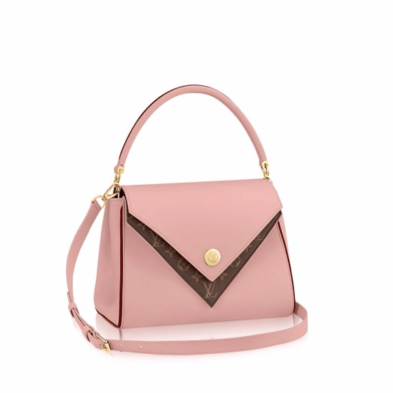 Louis Vuitton Rose Ballerine Double V Bag
