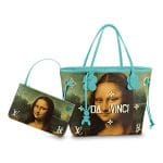 Louis Vuitton Vert d'eau Mona Lisa Neverfull MM Bag