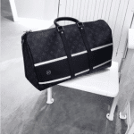 Louis Vuitton x Fragment Monogram Eclipse Keepall Bag