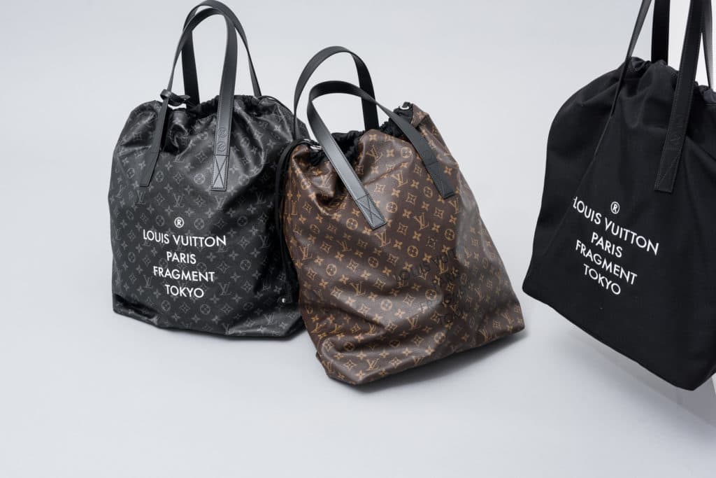 Louis Vuitton x Fragment Tote Bags