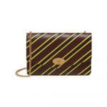 Mulberry Burgundy/Lemon/Midnight Stripe Patchwork Darley Bag