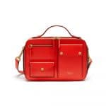 Mulberry Coral Red Cherwell Square Bag
