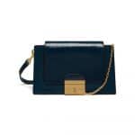 Mulberry Navy Croc Print Pembroke Bag