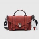 Proenza Schouler Brick PS1+ Tiny Bag with Patchwork Strap