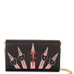 Valentino Black Love Blade Wallet-on-a-Chain Bag