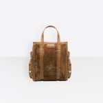 Balenciaga Beige Bazar Shearling Shopper XS Bag