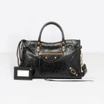 Balenciaga Black Classic Gold City S Bag