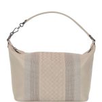 Bottega Veneta Smoke Intrecciato Small Shoulder Bag