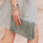 Chanel Gray Clutch Bag - Cruise 2018