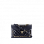 Chanel Navy Blue CC Unchained Flap Bag