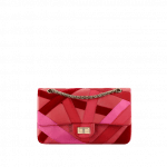 Chanel Red Lambskin/Velvet 2.55 Reissue Size 225 Bag