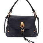 Chloe Blue Owen Medium Flap-Top Bag