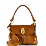 Chloe Caramel Owen Small Flap-Top Bag