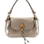 Chloe Gray Owen Medium Flap-Top Bag