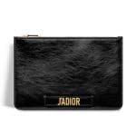 Dior Black J'adior Flat Clutch Bag