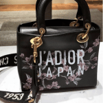 Dior Black Jardin Japonais Lady Dior Bag 2