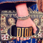 Dior Black Multicolor Beaded Dior Flap Bag - Cruise 2018