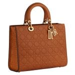 Dior Tan Large Lady Dior Bag