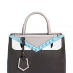 Fendi Dark Grey Monster Small 2Jours Bag