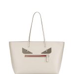 Fendi Gray Monster Roll Tote Bag