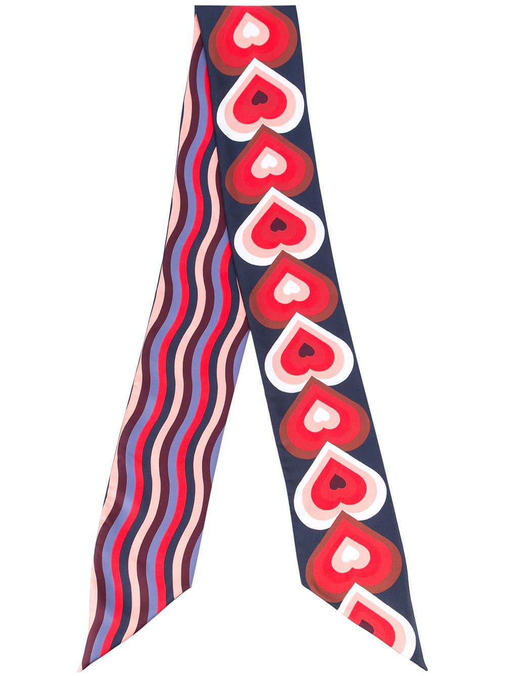 Fendi Heart Motif Scarf