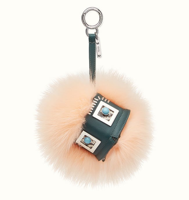 Fendi Leather/Fur Bag Bugs Charm