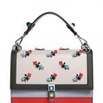 Fendi Multicolor Embroidered Medium Kan I Bag