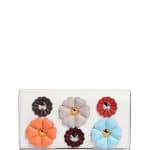 Fendi White Floral Embellished Tube Shoulder Bag