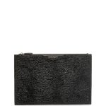 Givenchy Black Astrakhan Fur Large Antigona Pouch Bag