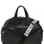 Givenchy Black Logo Strap Medium Nightingale Bag