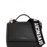 Givenchy Black Mini Pandora Box Bag with Strap